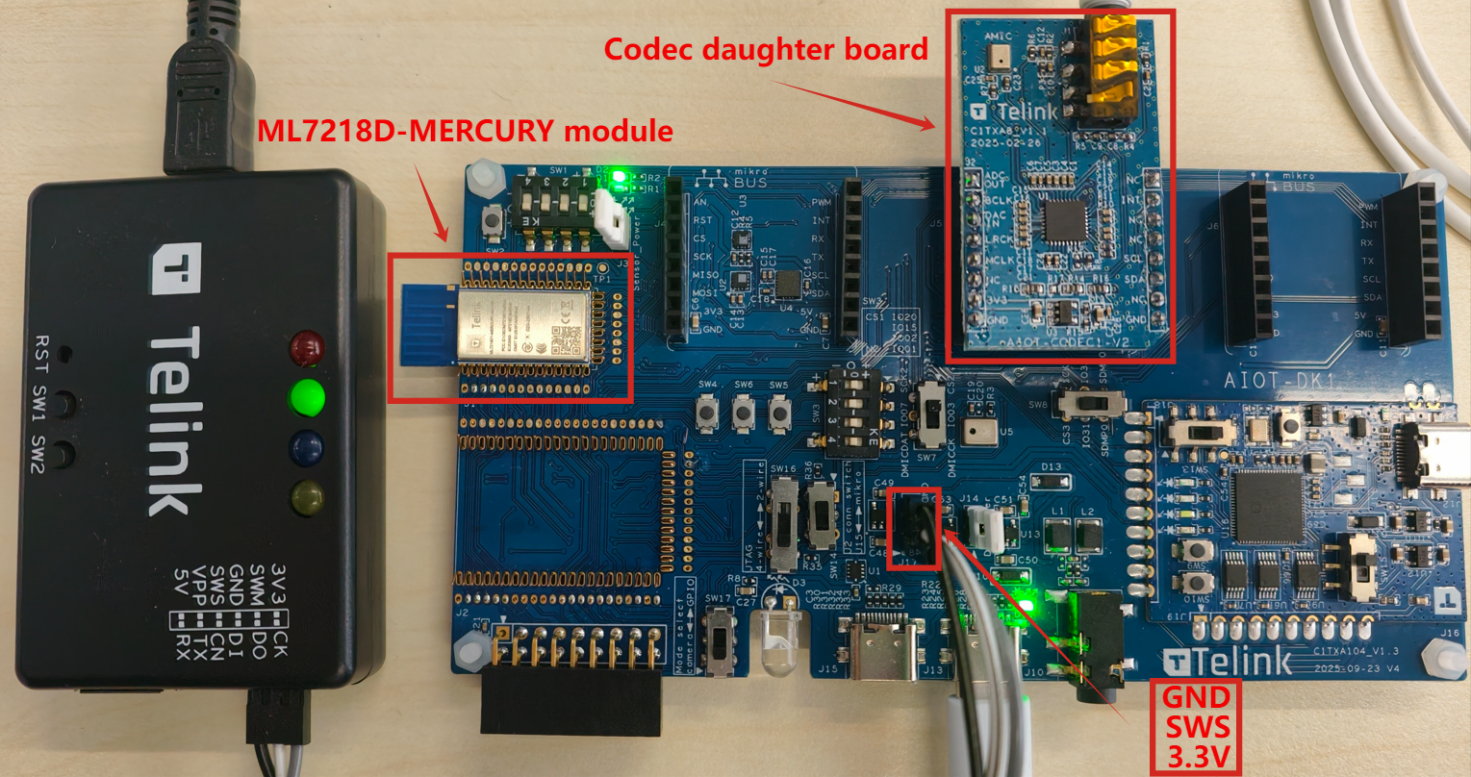 Download program to motherboard AIOT-DK1