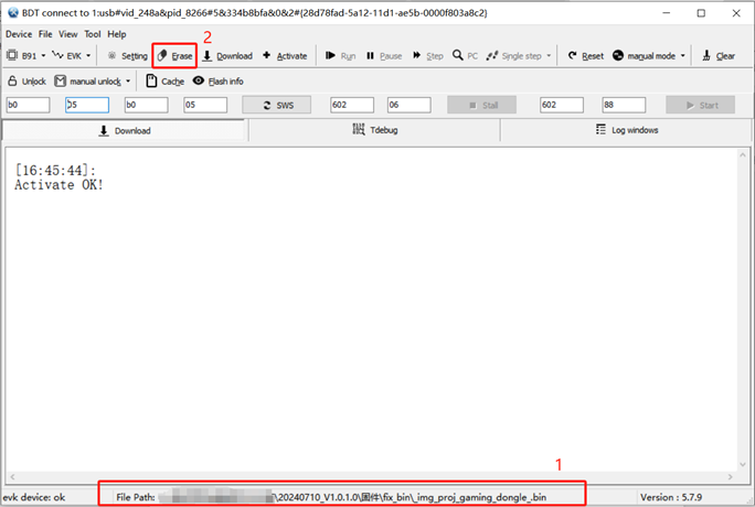 Confirm Firmware Path Confirm Firmware Path