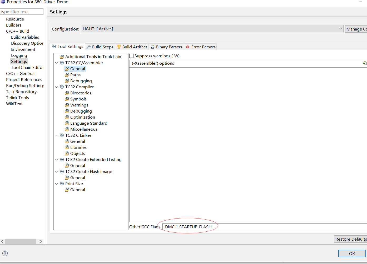 "Compile Mode Options"