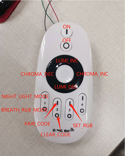 "REMOTE_RGB&LIGHT_RGB keys introduction"