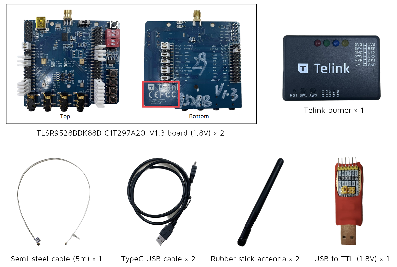 Telink channel sounding development kit