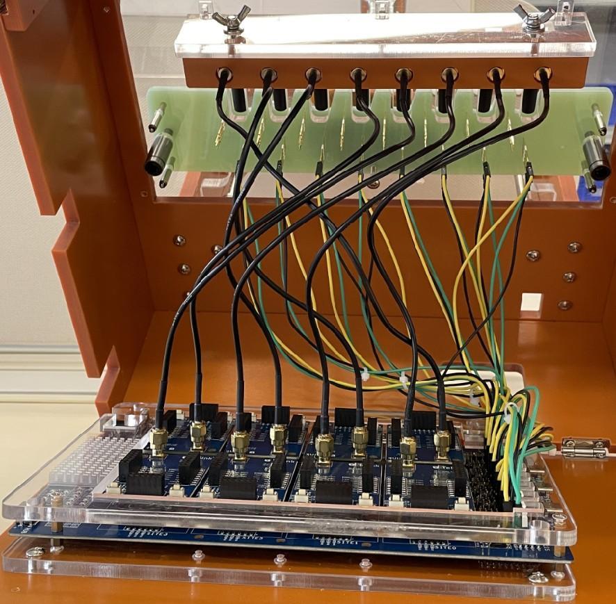 Connect RF Cable and DUT Test cables