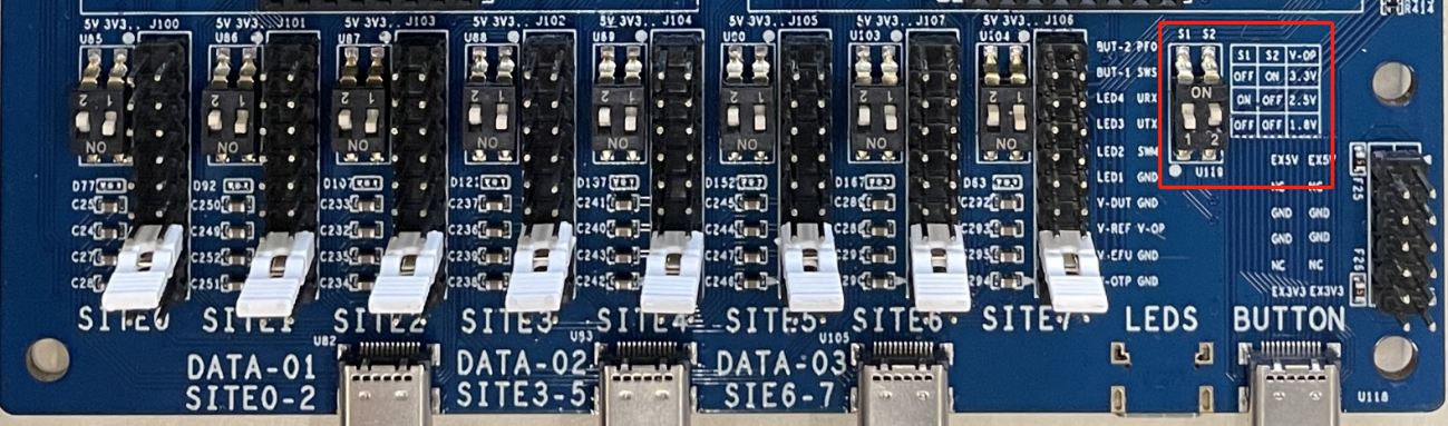 V-OP Voltage Control Dipswitch