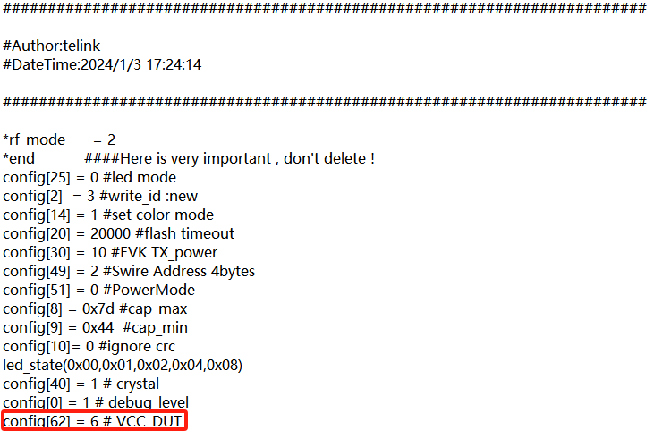 Add the DUT Supply Voltage