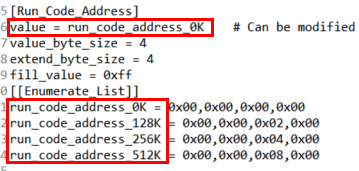 run code address