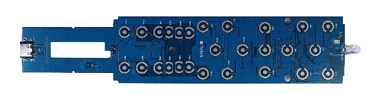 PCB with buttons side PCB with buttons side