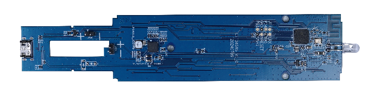 PCB with chip side PCB with chip side