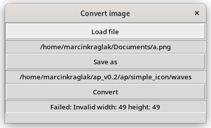 Image Convert - Wrong Input Image Size