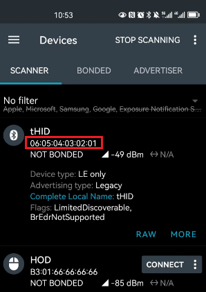 Search for broadcast packages