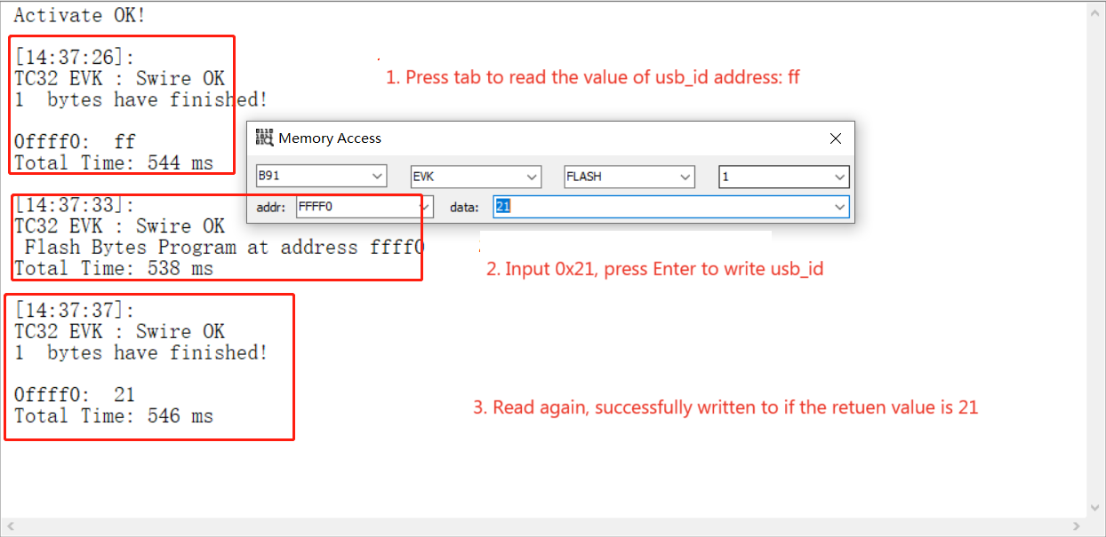 Modify usb_id Address