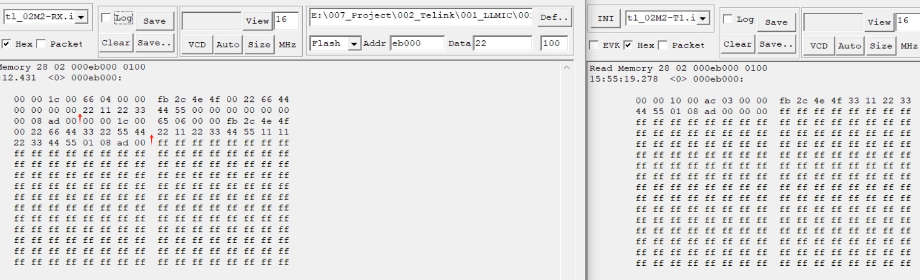 TX1 and RX Pairing Information