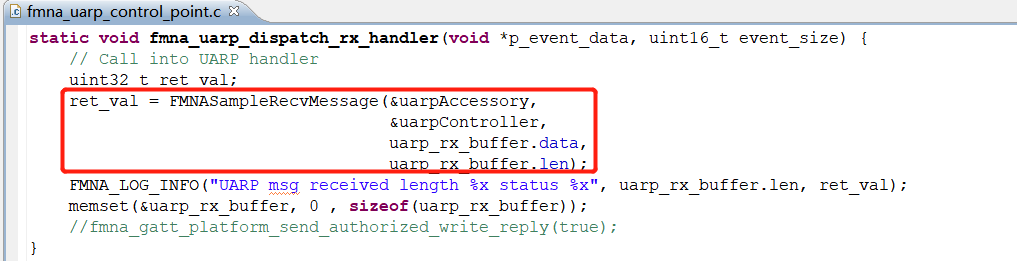 Processing after UARP appended packets