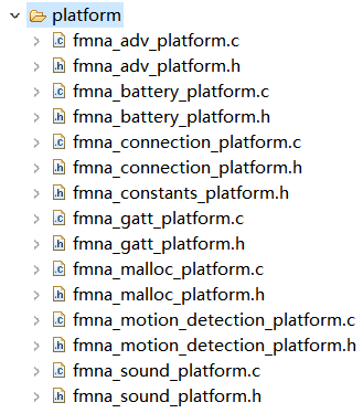 platform file structure