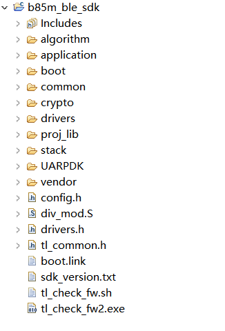 SDK file structure