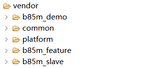 vendor file structure