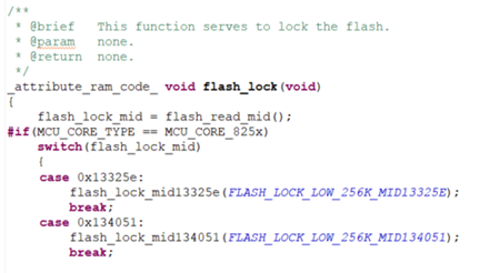 "Write Protection by Flash Type"