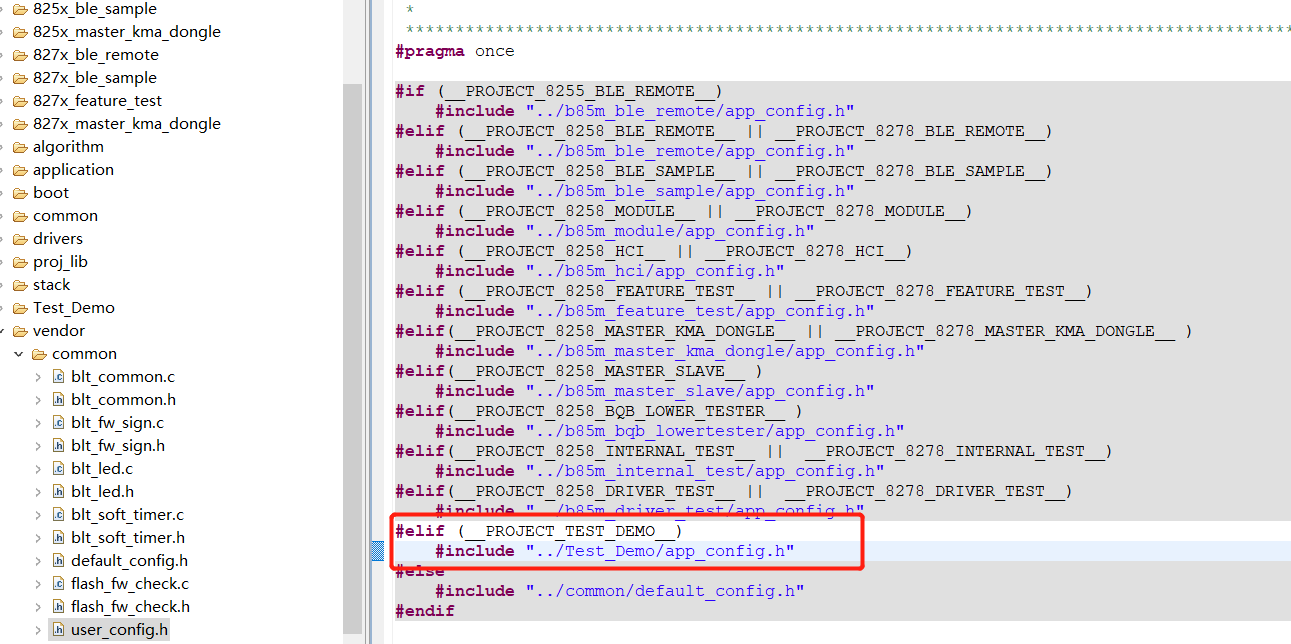 Add user config for new code
