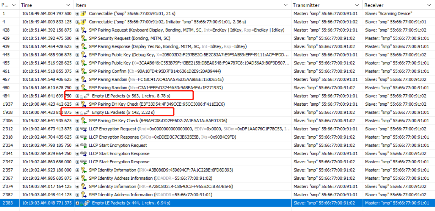 Packet Capture of SC Numeric Comparison