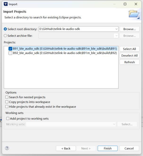 Select the Corresponding Chip