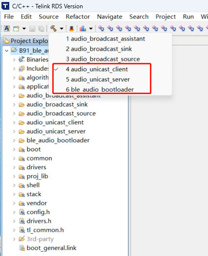 Select the Shown Option