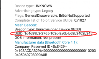 Device uuid