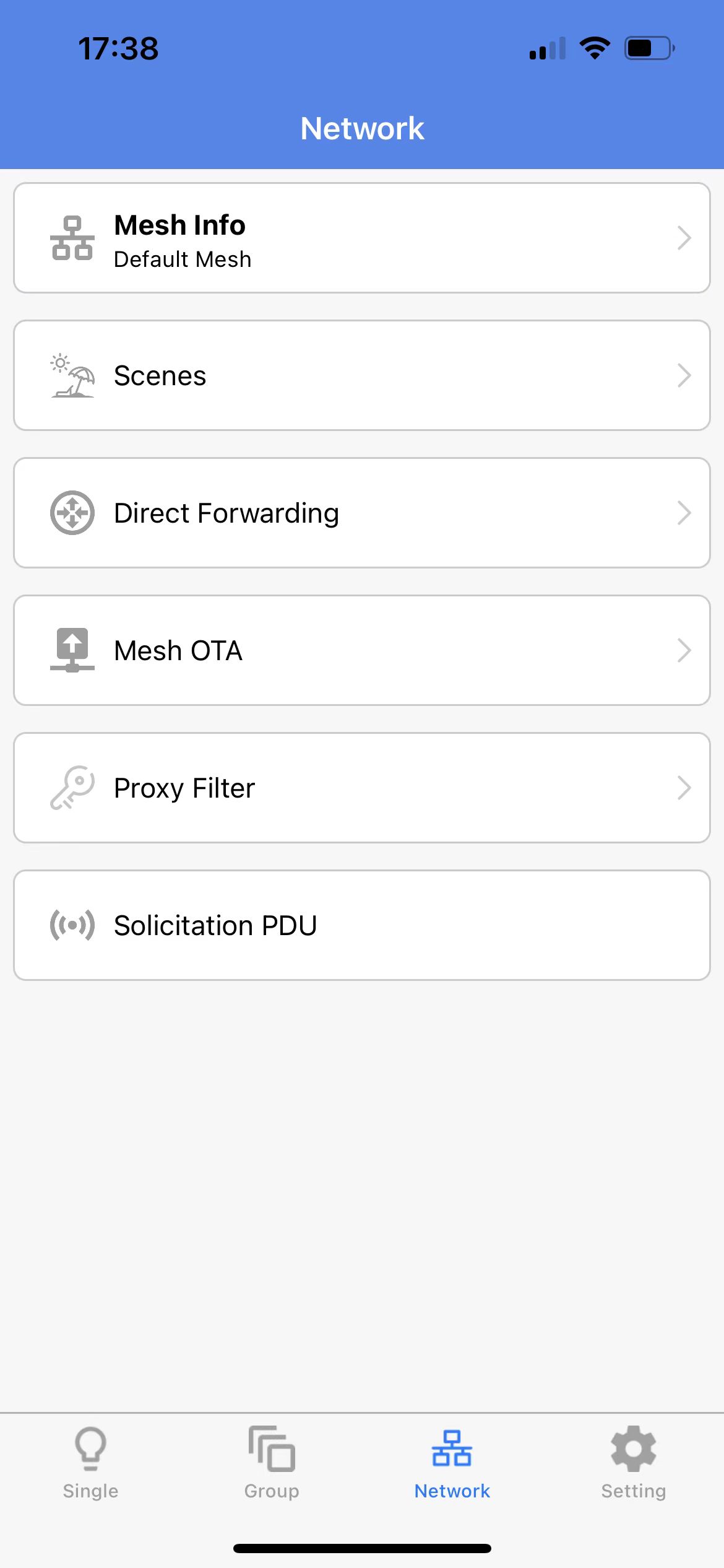 Send solicitation PDU