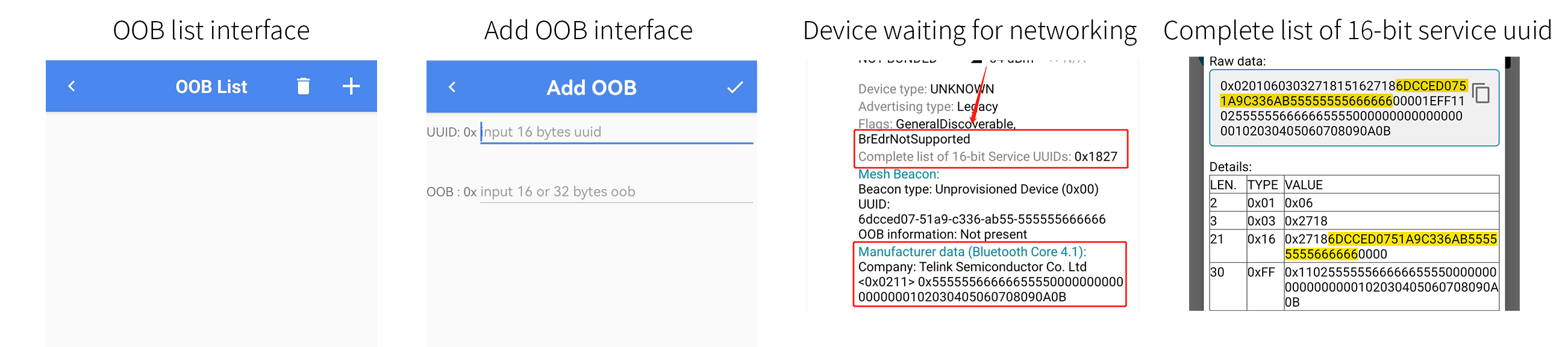 Add OOB database manually