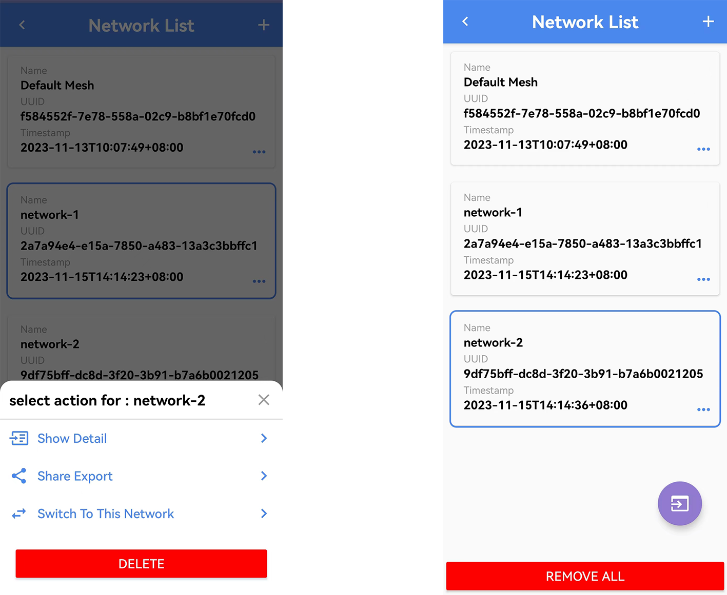 Switch to this network