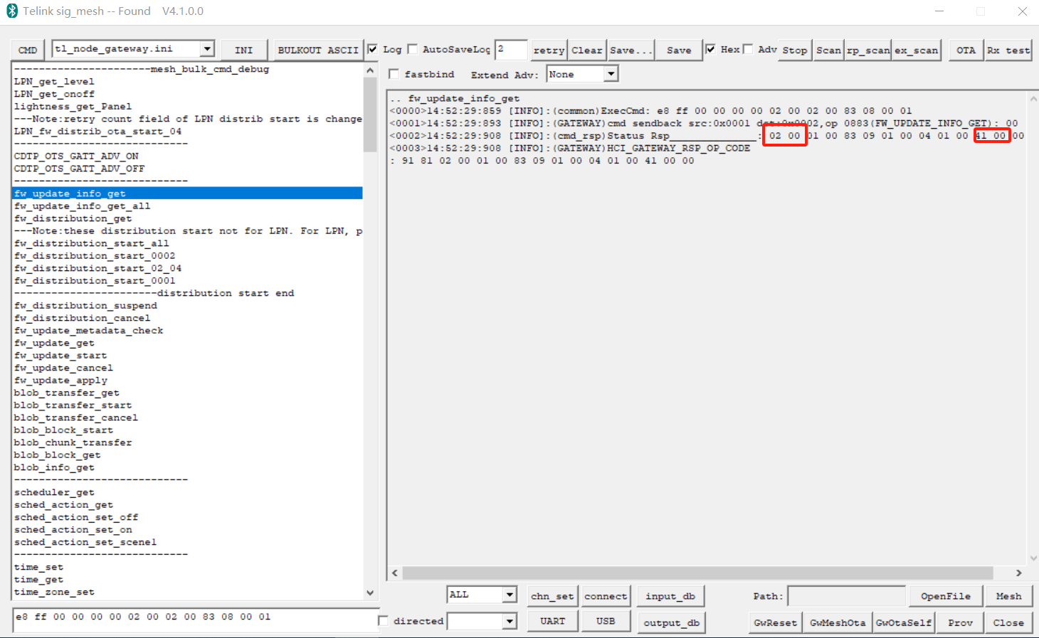 Get node information