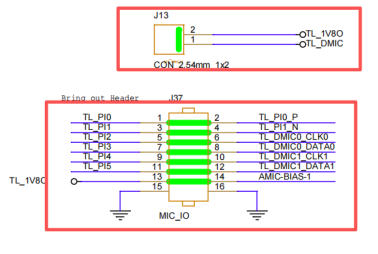 6MIC Pin Mapping