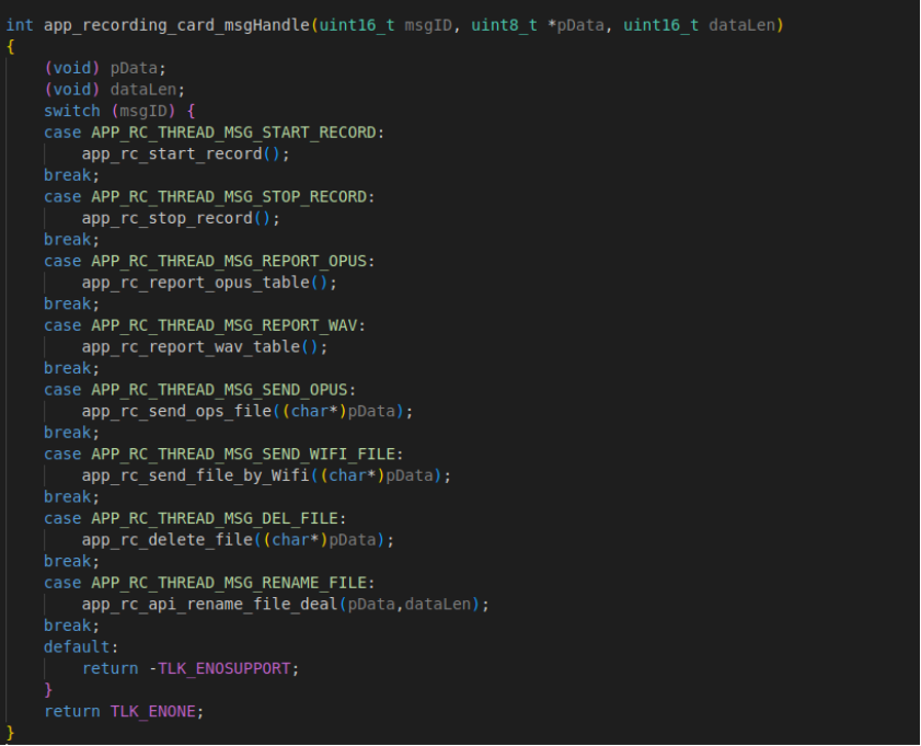 Processing Logic After Receiving a Message