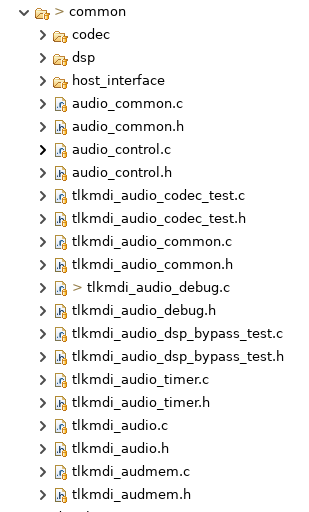 common Menu Structure