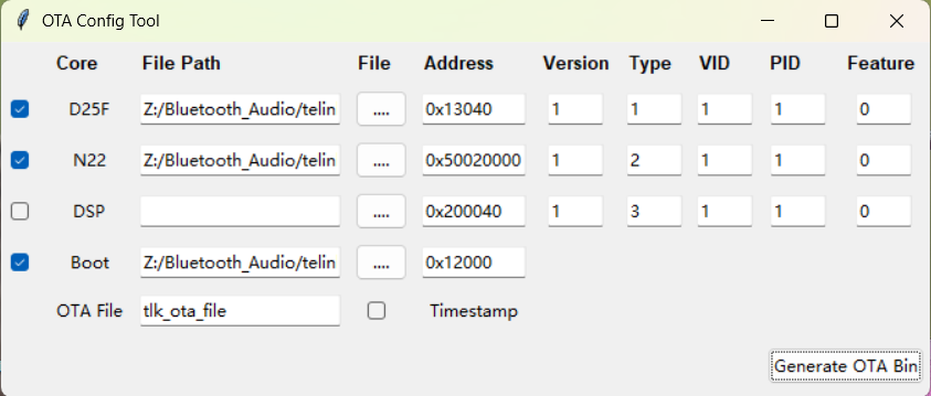 OTA Tool Selection