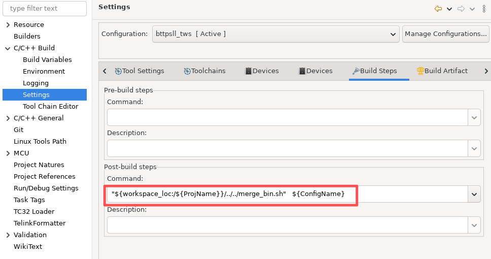 merge_bin Script Selection