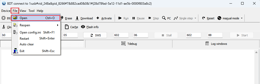 Open File