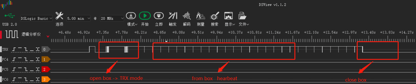 UART timing diagram