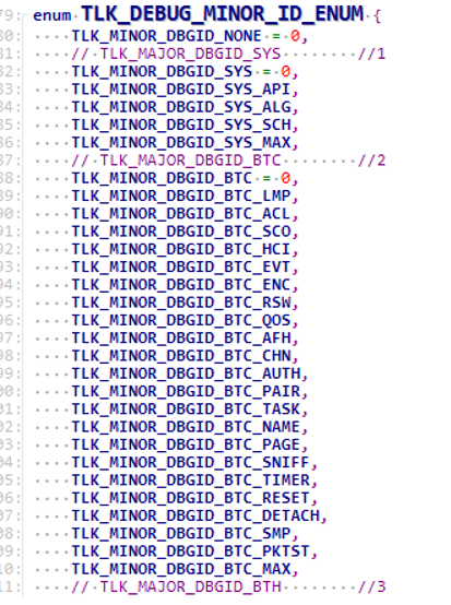 Define each sub-module trace