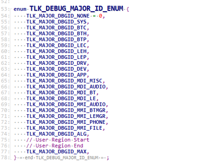 Define traces for all modules of the SDK