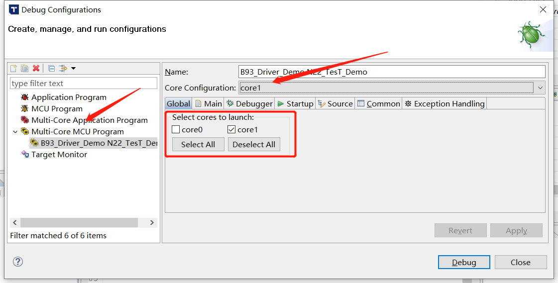 N22 Debug Configuration