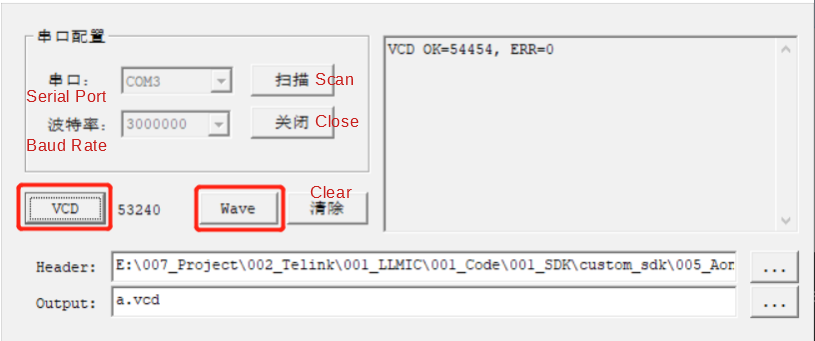 UART VCD