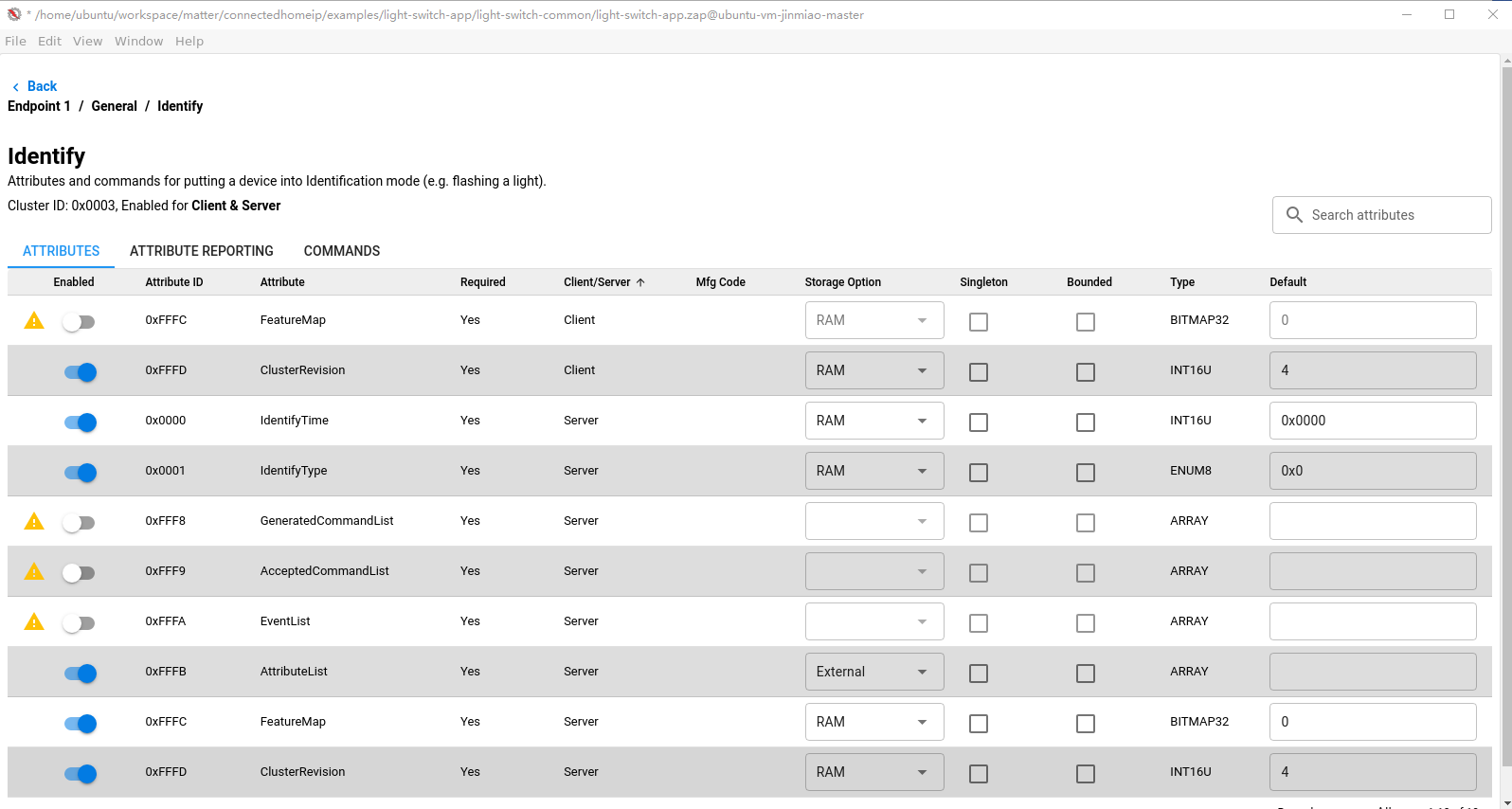Attribute Interface