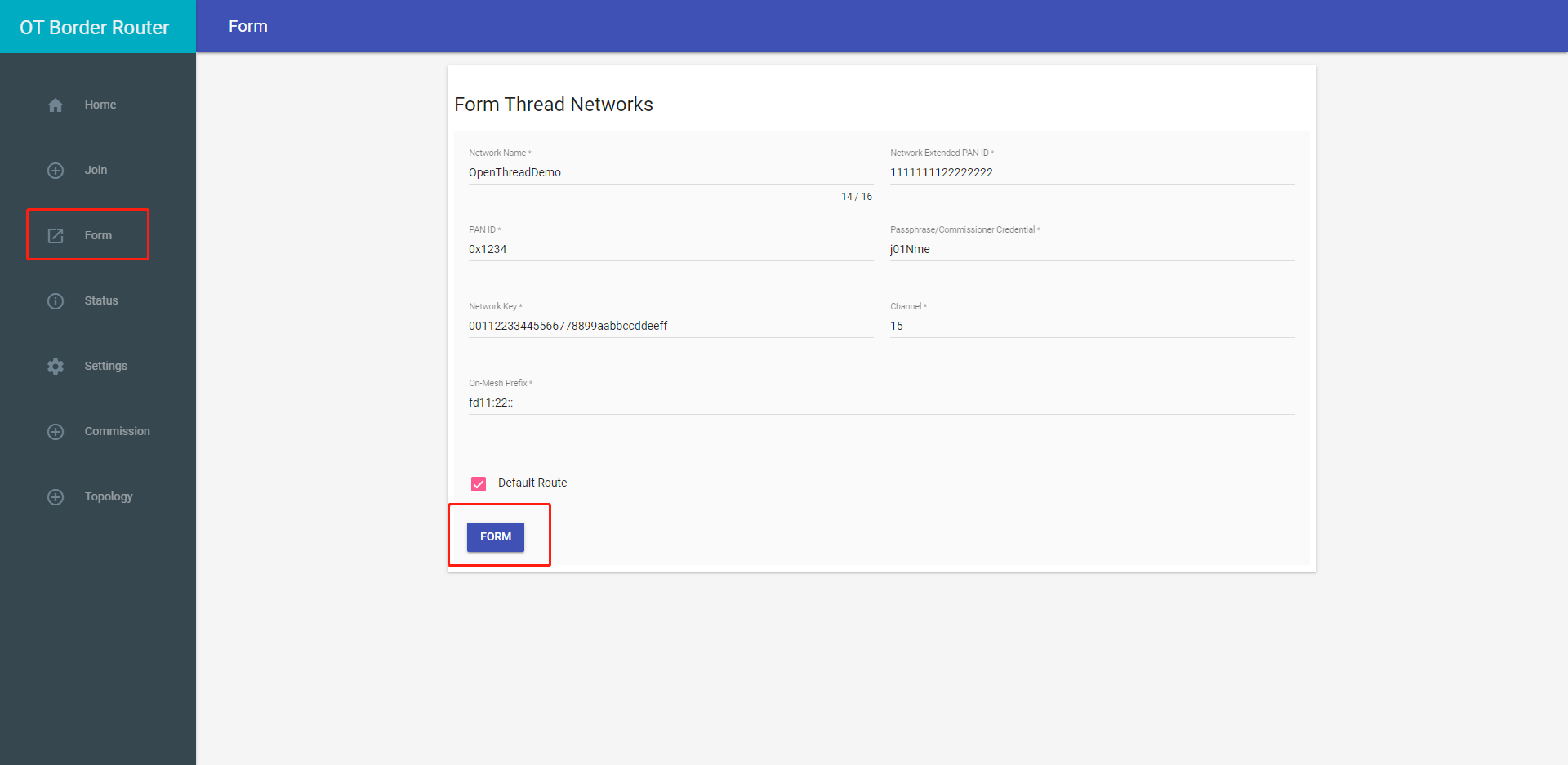 Build Thread Network