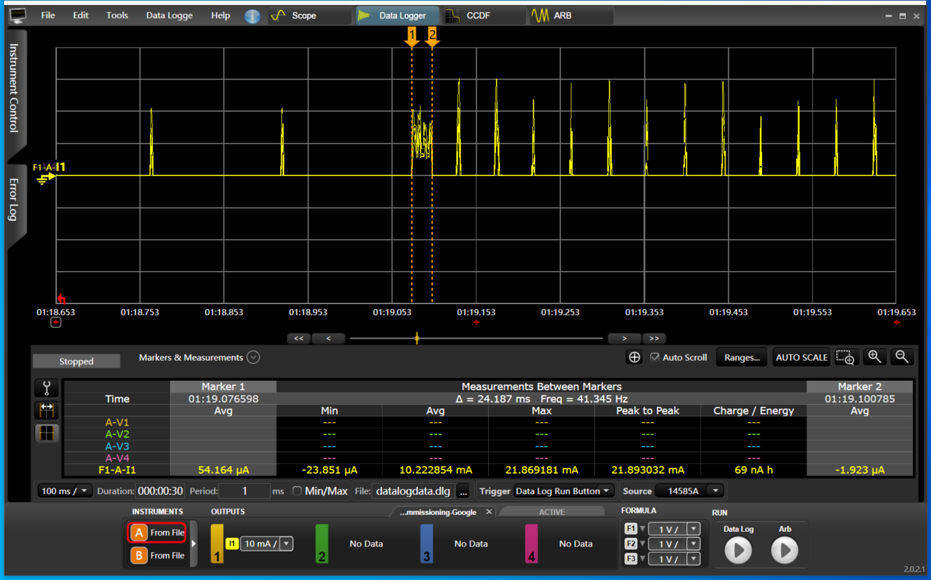 BLE connection request current cost