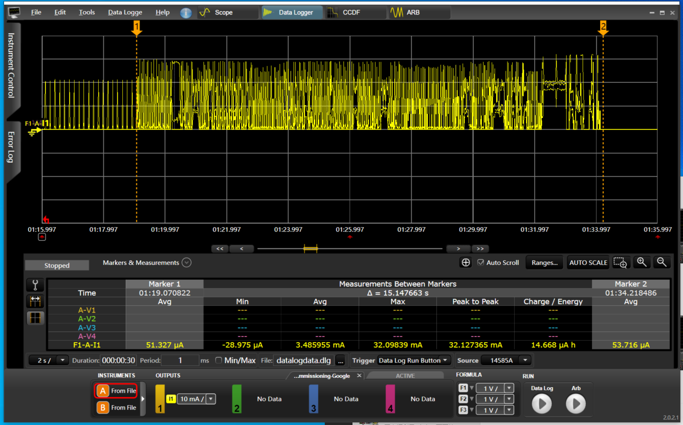 BLE commissioning current cost