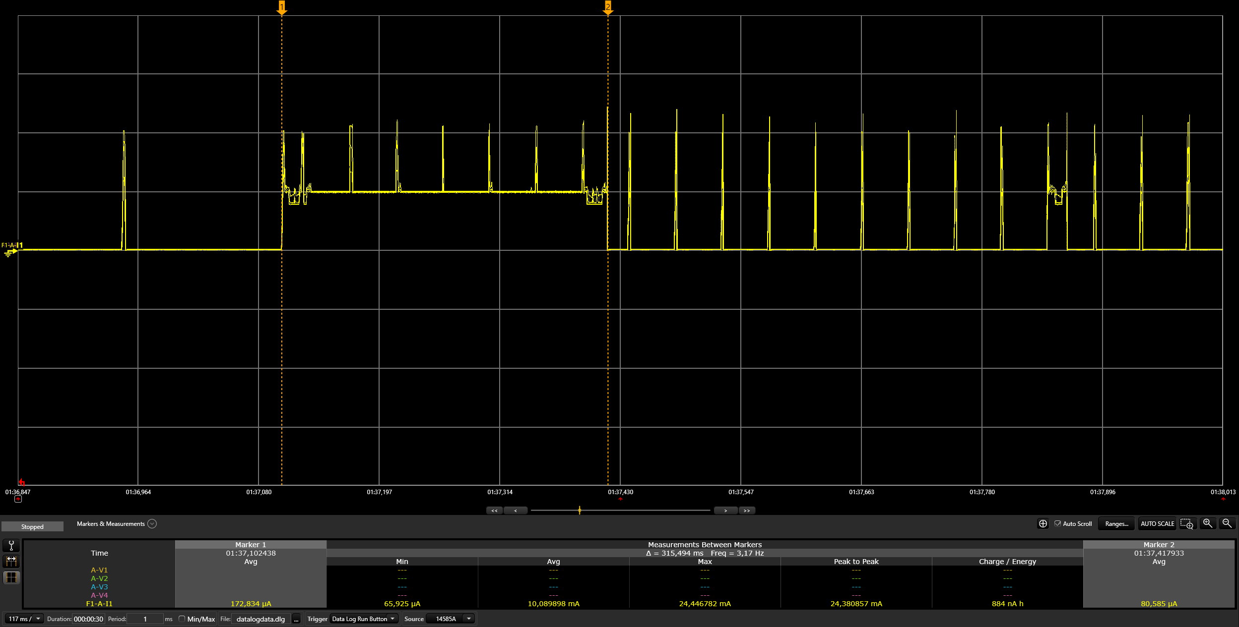 BLE connection request current cost