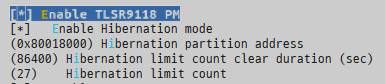 Configure PM Options