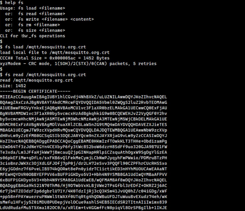 Load Certificate File