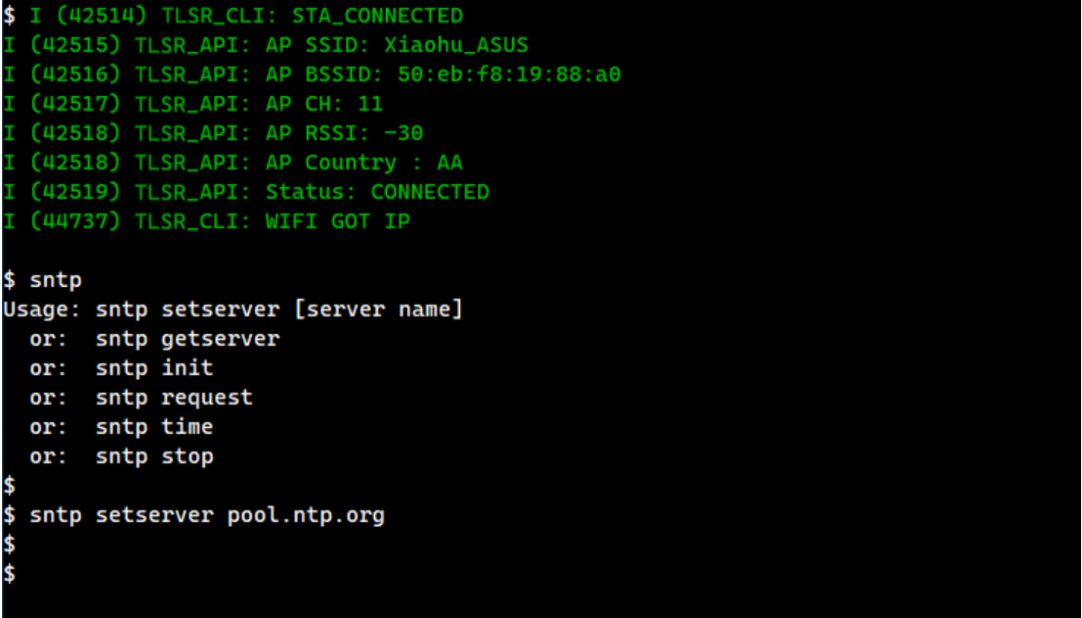 Set SNTP Server