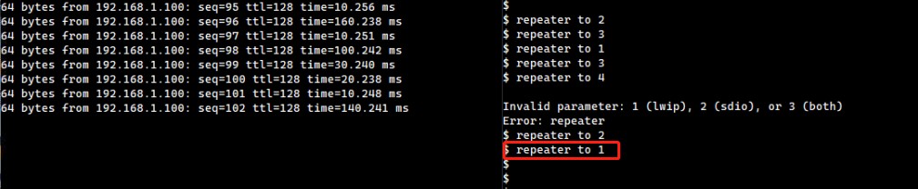 Ping Interruption