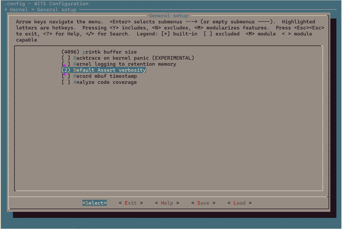 Configure Assertion Verbosity